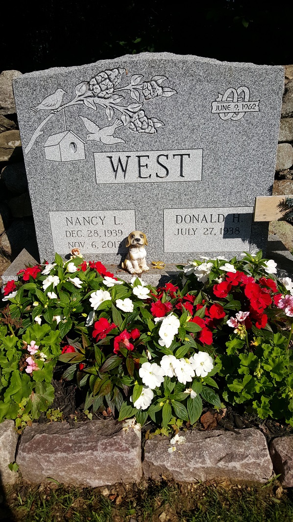 Nancy (Welton) West - gravestone